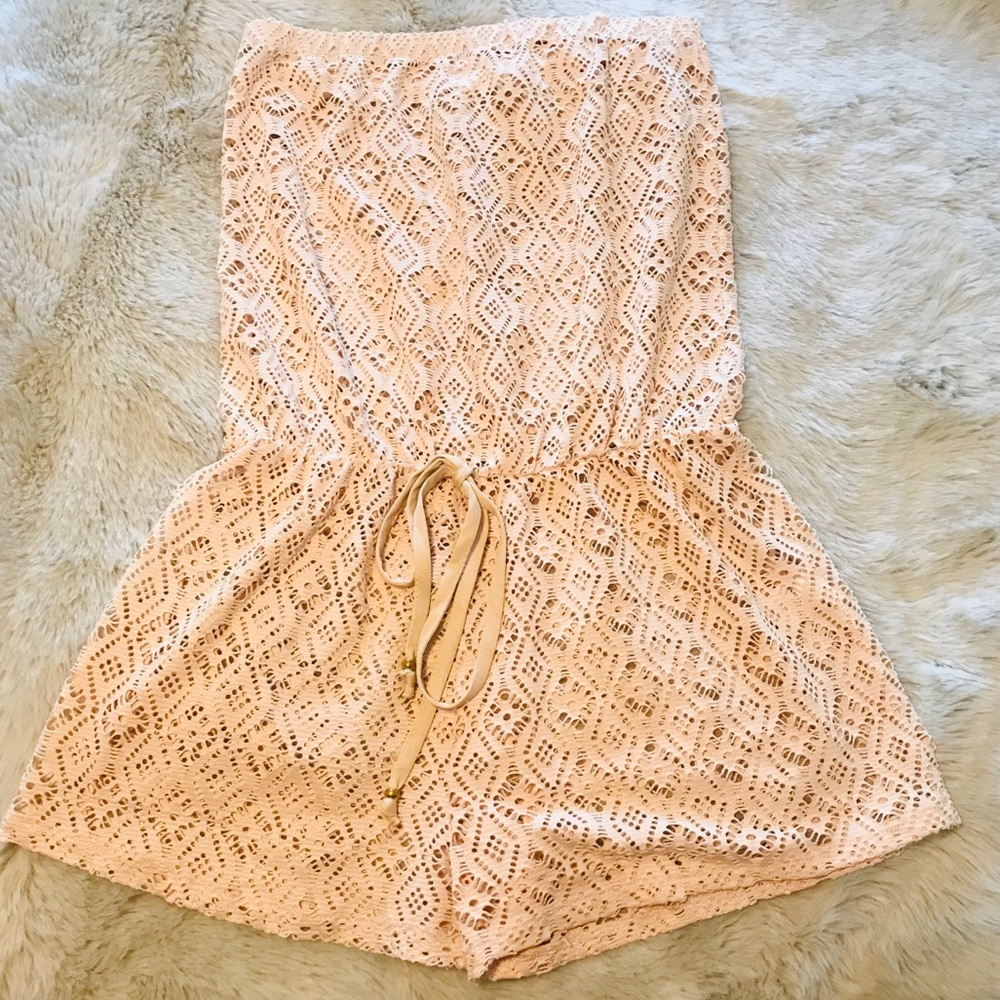 Sheer swimsuit coverup